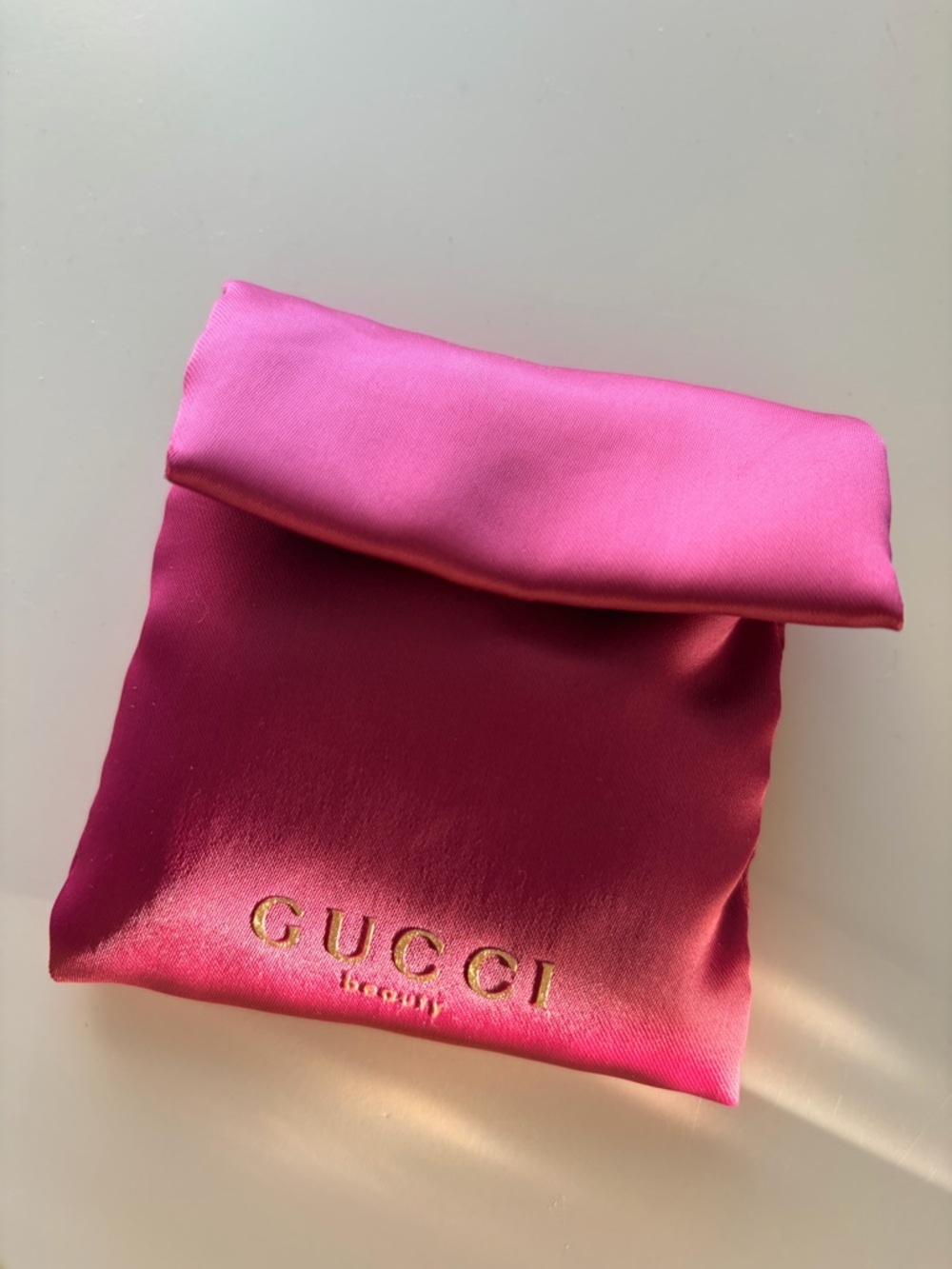 Gucci Gold-Trim Floral Compact Mirror with Blue, Pink, Green Accents - Picture 6 of 6